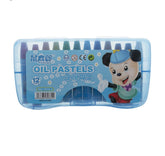 12-Color Crayon Set – Bright & Smooth Coloring for Kids